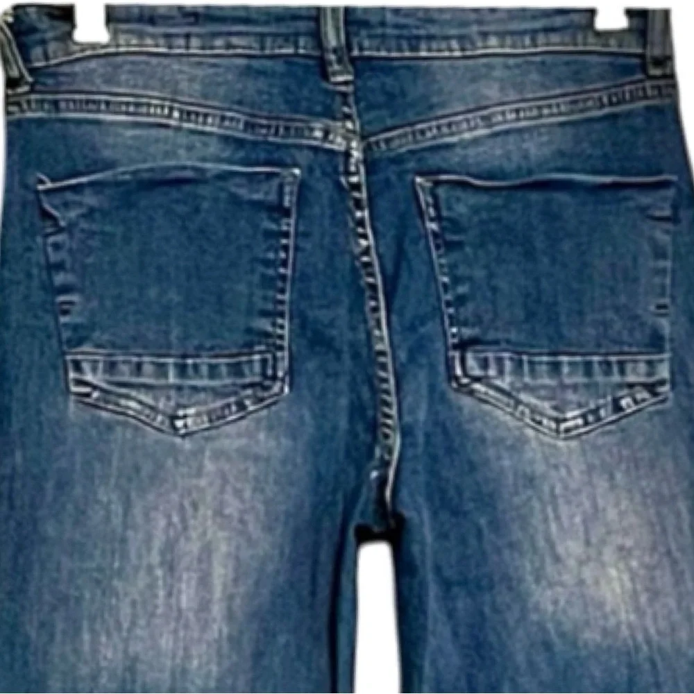 Ditch Plains Boys Hidden Stretch Waist Jeans Strait Leg Size 14 Rugged Quality